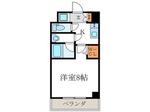 エステムコート京都西院（609）の物件間取画像